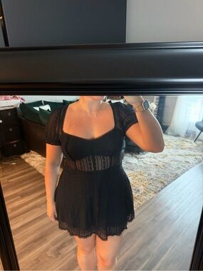 Urban Outfitters | Dresses | Urban Outfitters Harper Tiered Laceup Babydoll  Dress | Poshmark